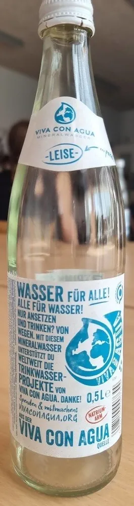 Mineralwasser Leise
