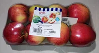 Rote Äpfel mit Blumenmischung
