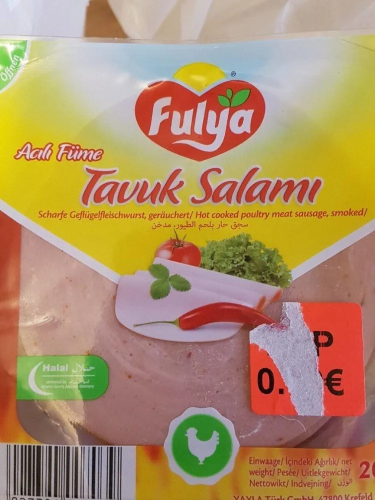 Acili Dilimli Tavuk Salami Fulya