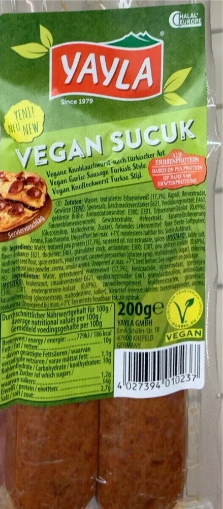 Vegan sucuk