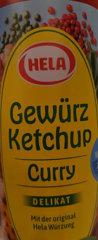 Curry Gewürz Ketchup wenig Zucker