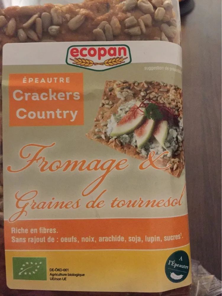 Fromage et graines de tournesol