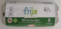 frija 10 frische Eier aus Freilandhaltung, Güteklasse A