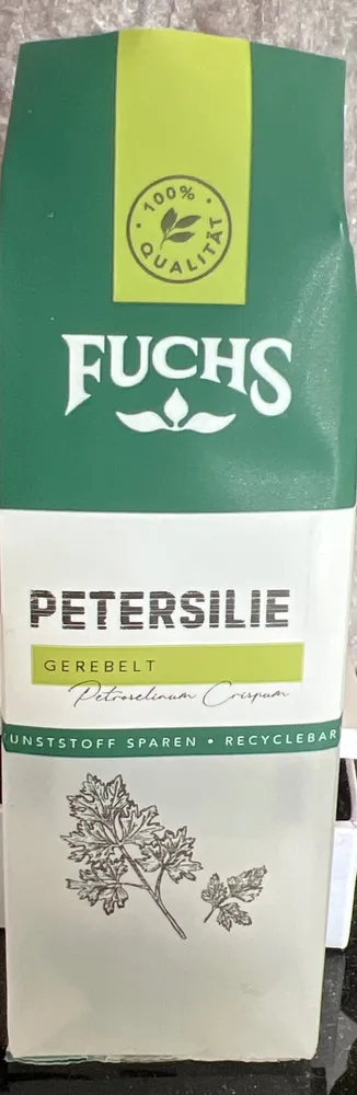 Petersilie, gerebelt
