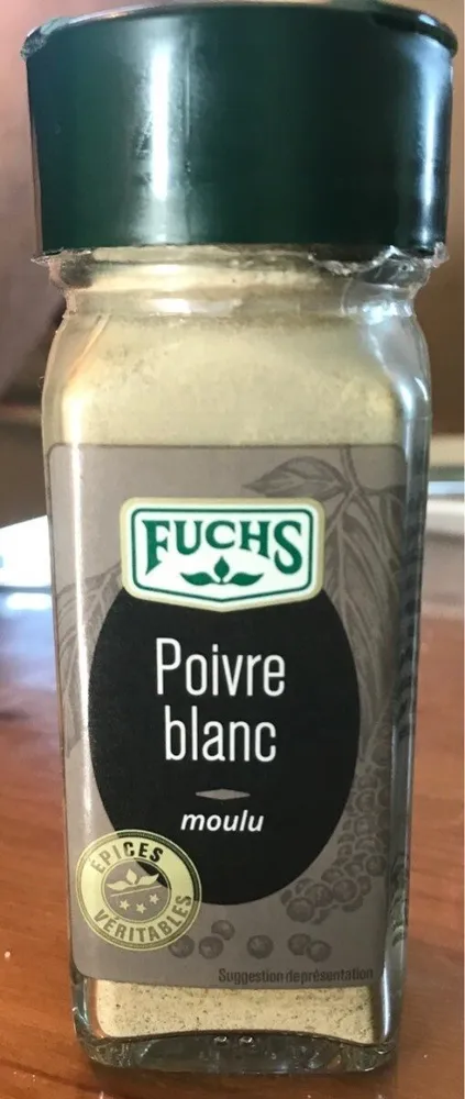 Poivre blanc moulu
