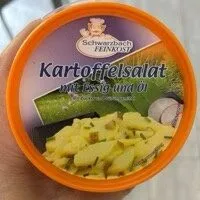 Kartoffelsalat mit Essig und Öl