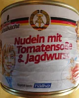 Nudeln mit Tomatensauce & Jagdwurst