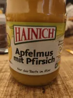 Apfelmus mit Pfirsich
