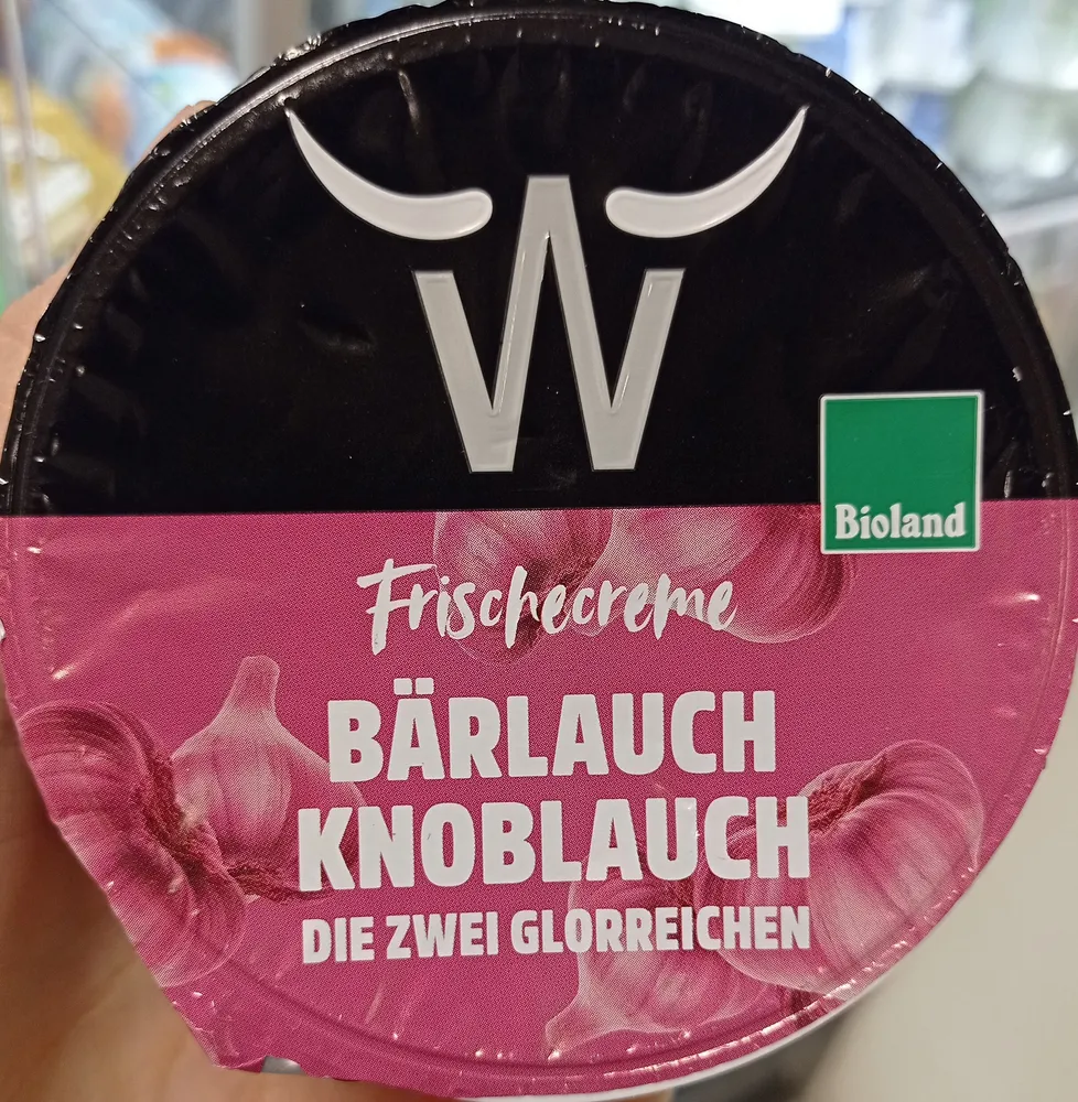 Frischecreme Bärlauch Knoblauch