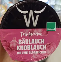 Frischecreme Bärlauch Knoblauch