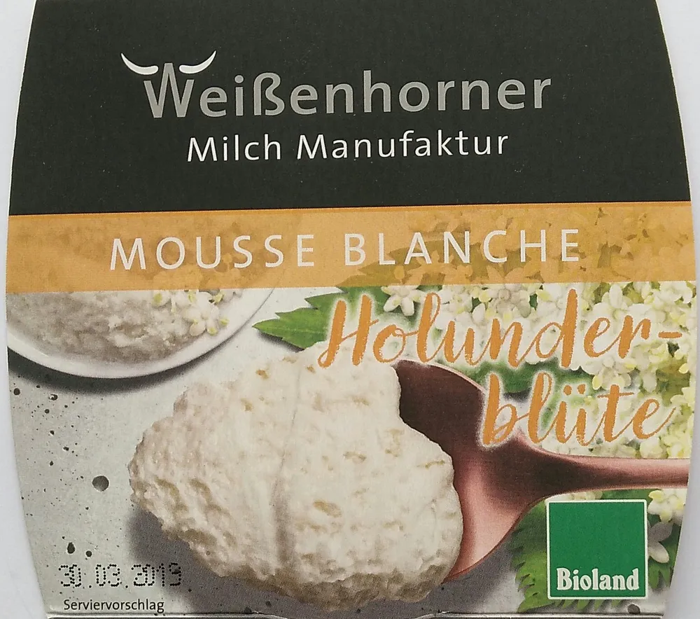 Mousse Blanche Holunderblüte