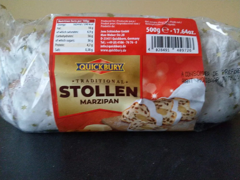 Stollen Marzipan