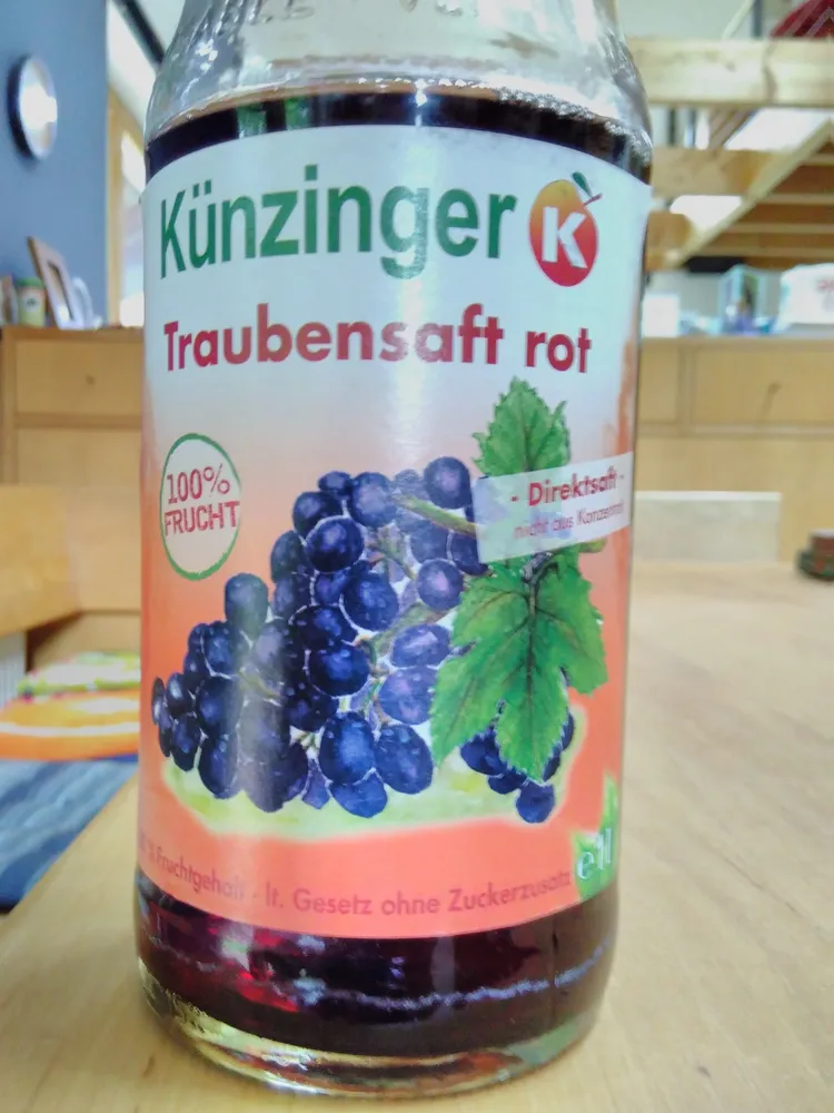 Künzinger Traubensaft rot