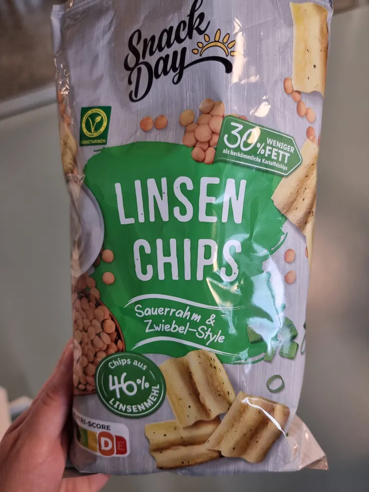 LINSEN CHIPS Sauerrahm & Zwiebel-Style