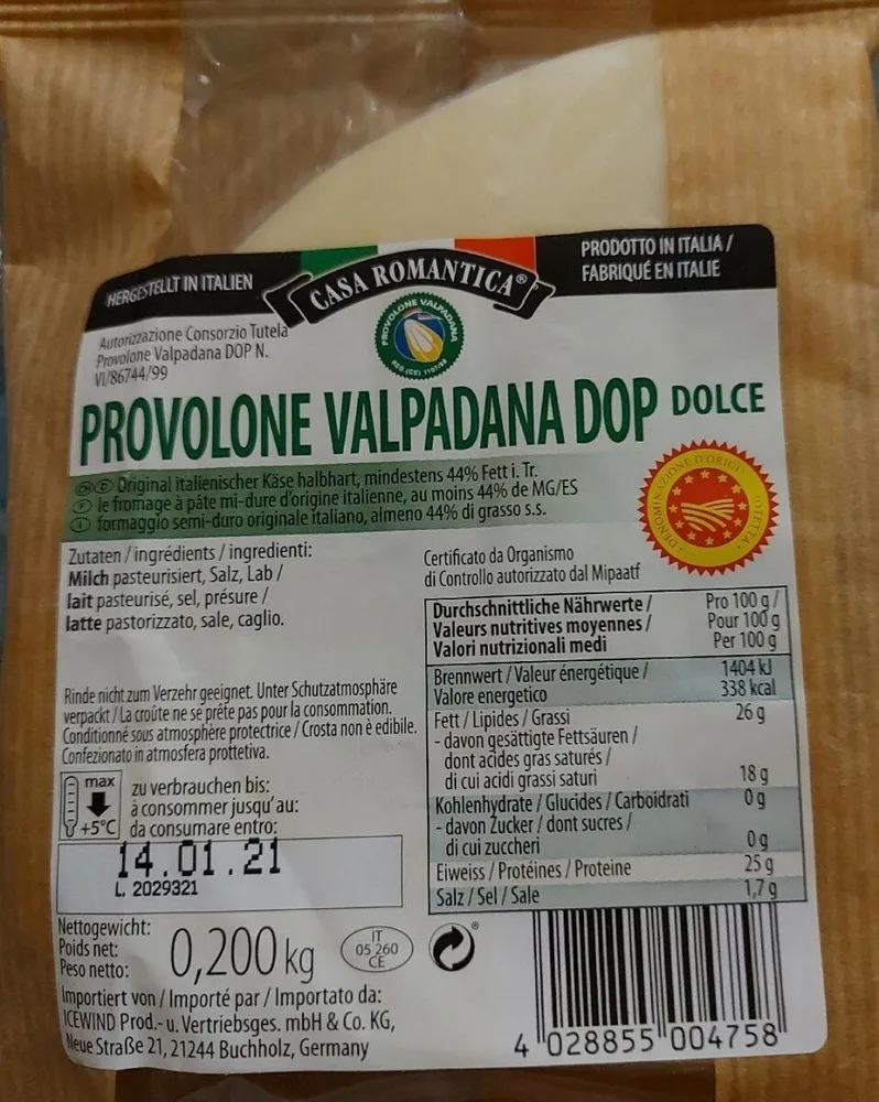 Provolone Valpadana Dop