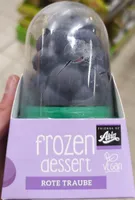 Frozen Dessert rote Traube