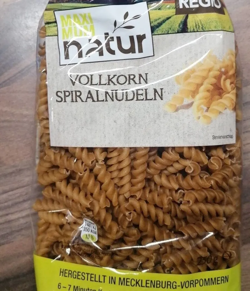 Vollkorn spiralnudel