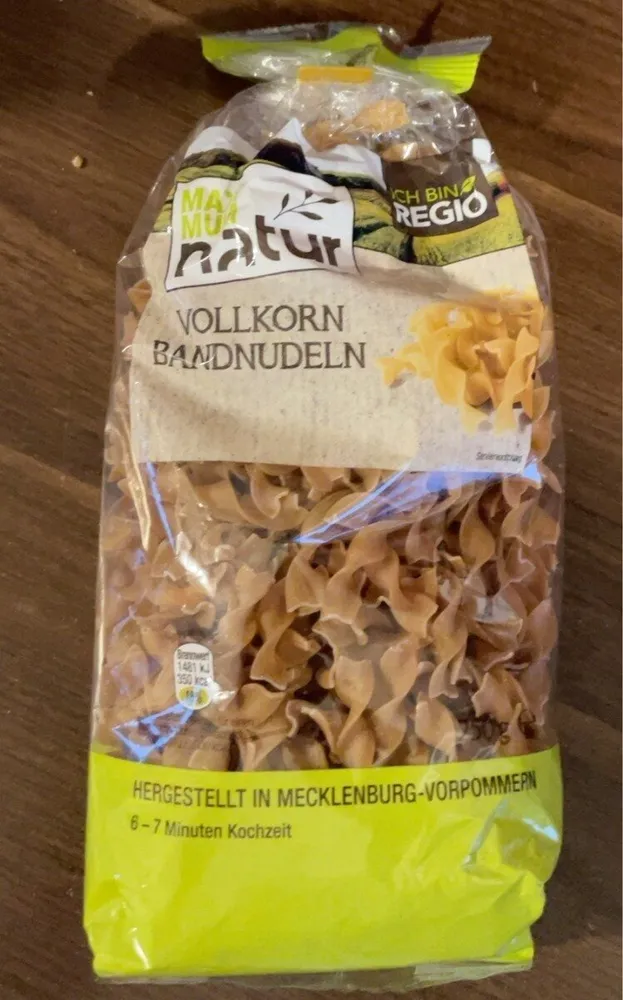 Vollkorn Bandnudeln