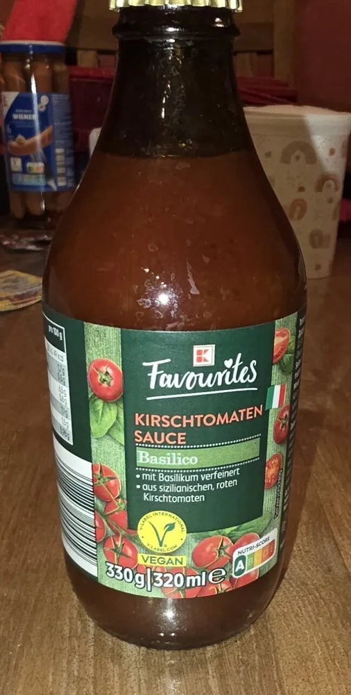 Kirschtomaten Sauce Basilico
