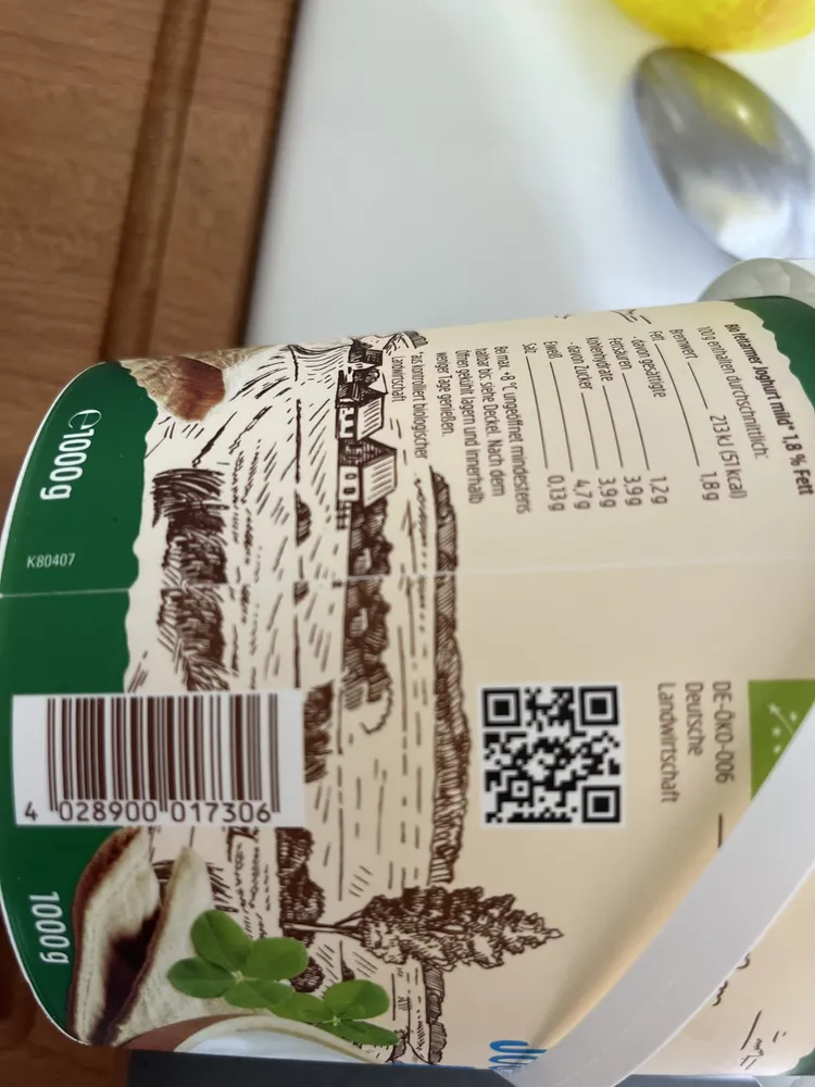 Bio Natur Joghurt