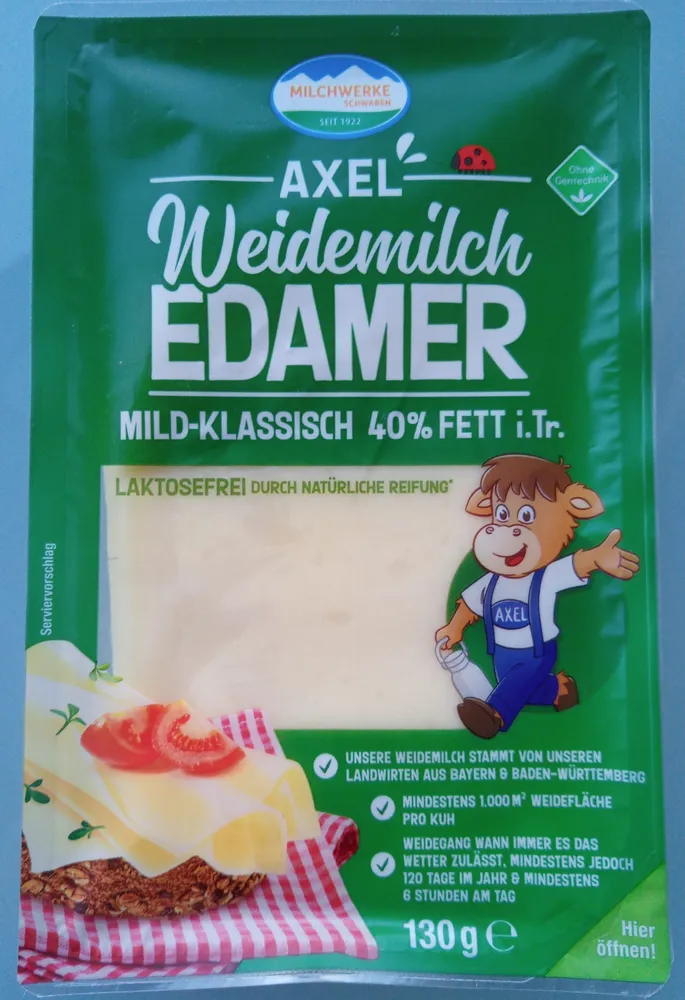 Weidemilch Edamer