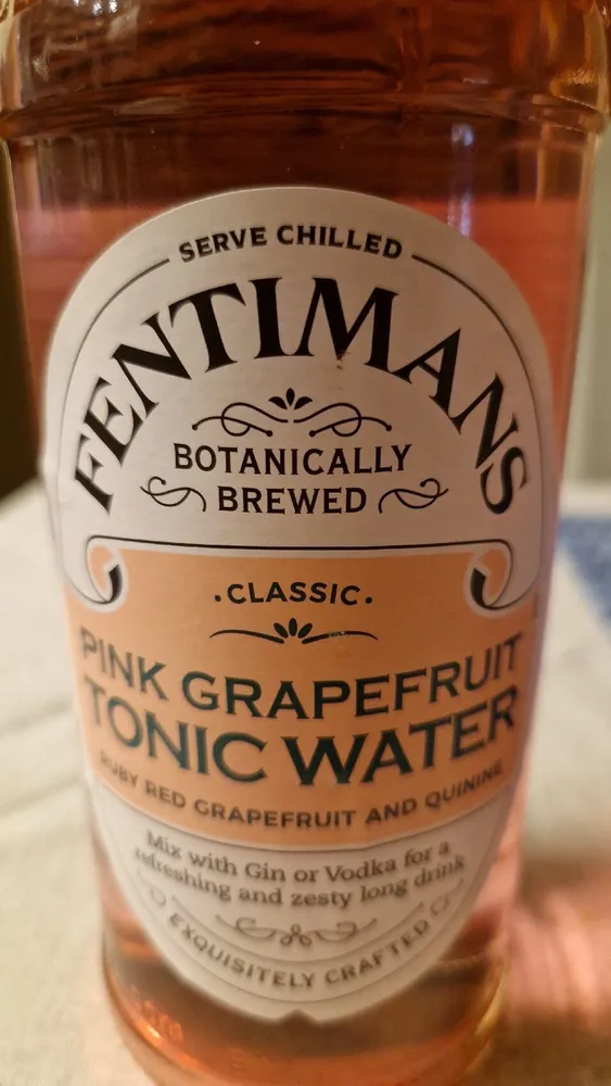 Pink Grapefruit Tonic Water