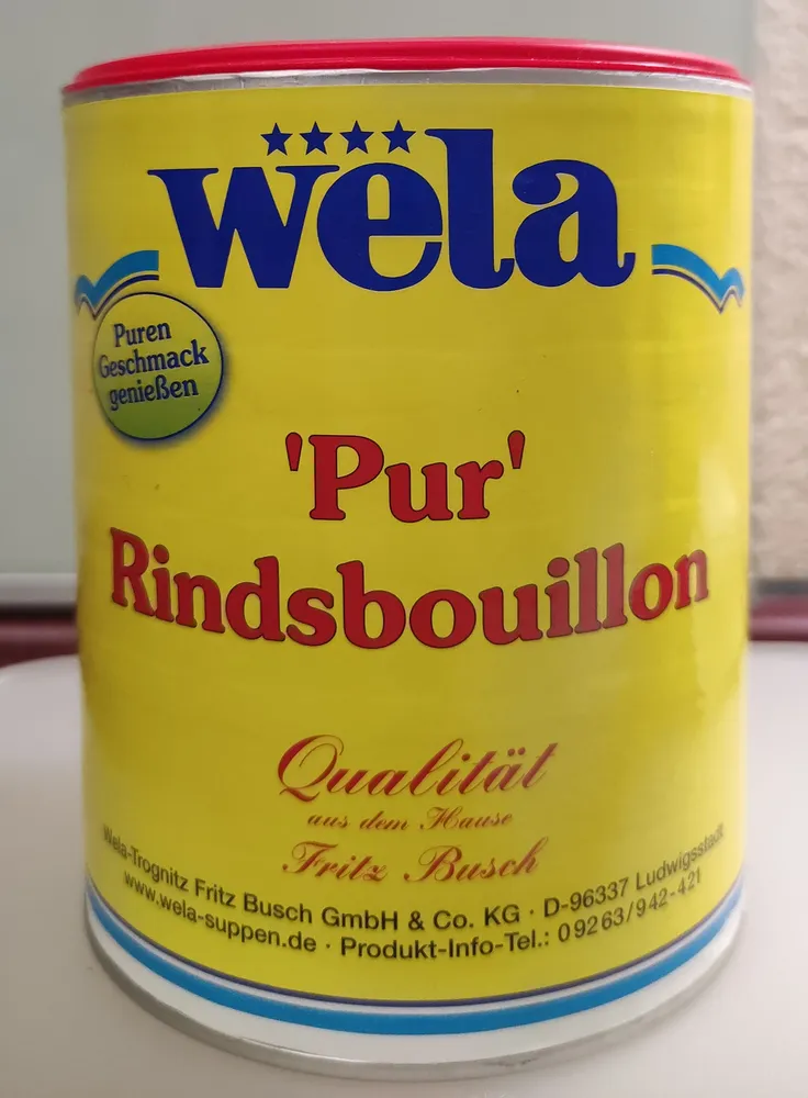 Wela Rindsbouillon pur Paste
