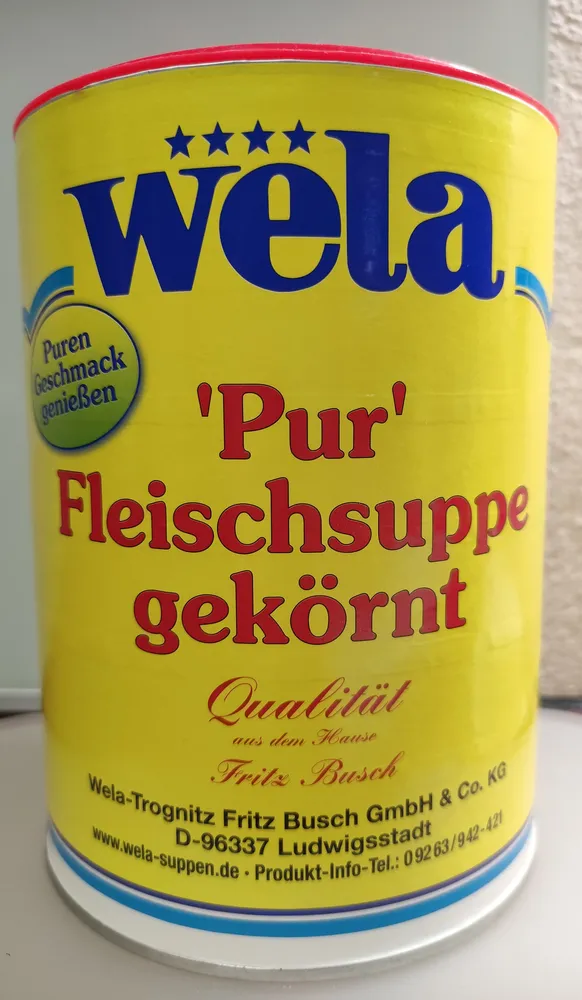 Fleischsuppe gekörnt