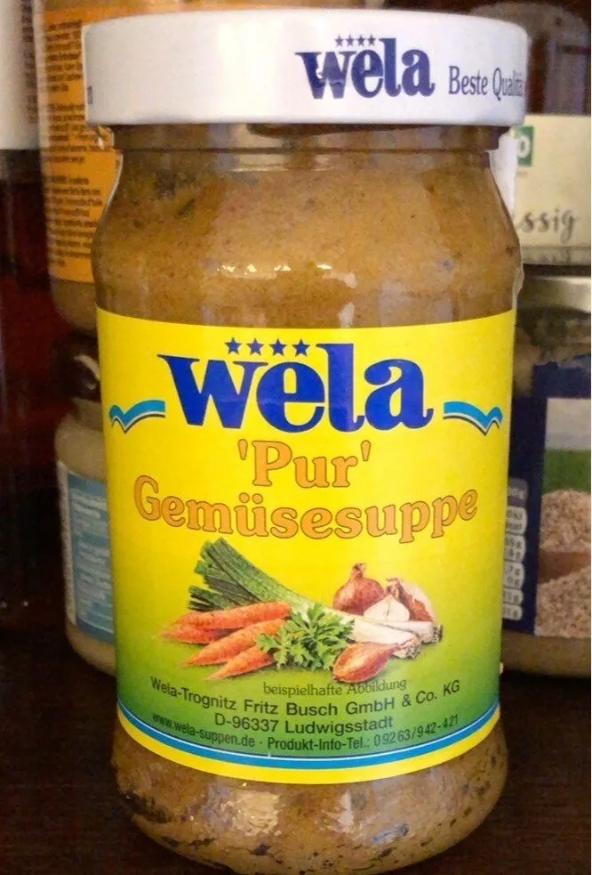 „Pur“ Gemüsesuppe Wela