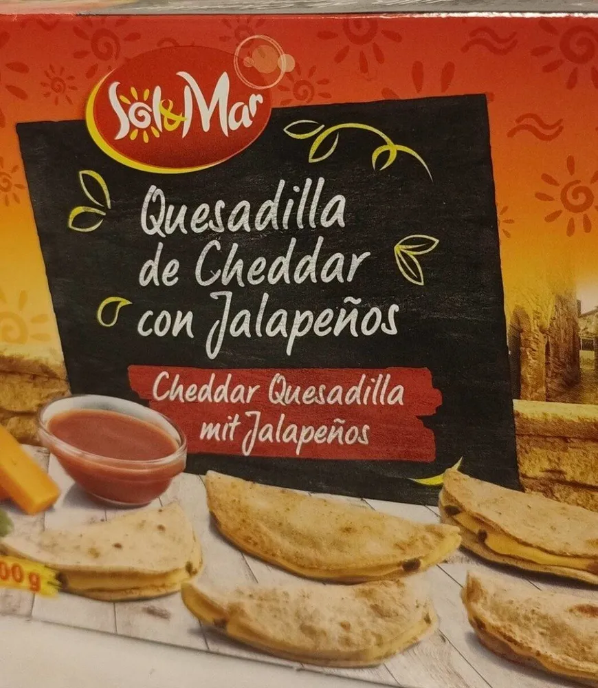 Quesadilla de Cheddar con Jalapeños