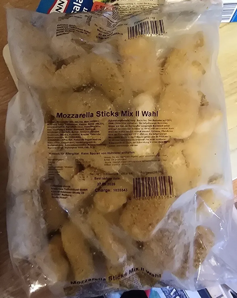 Mozzarella Sticks