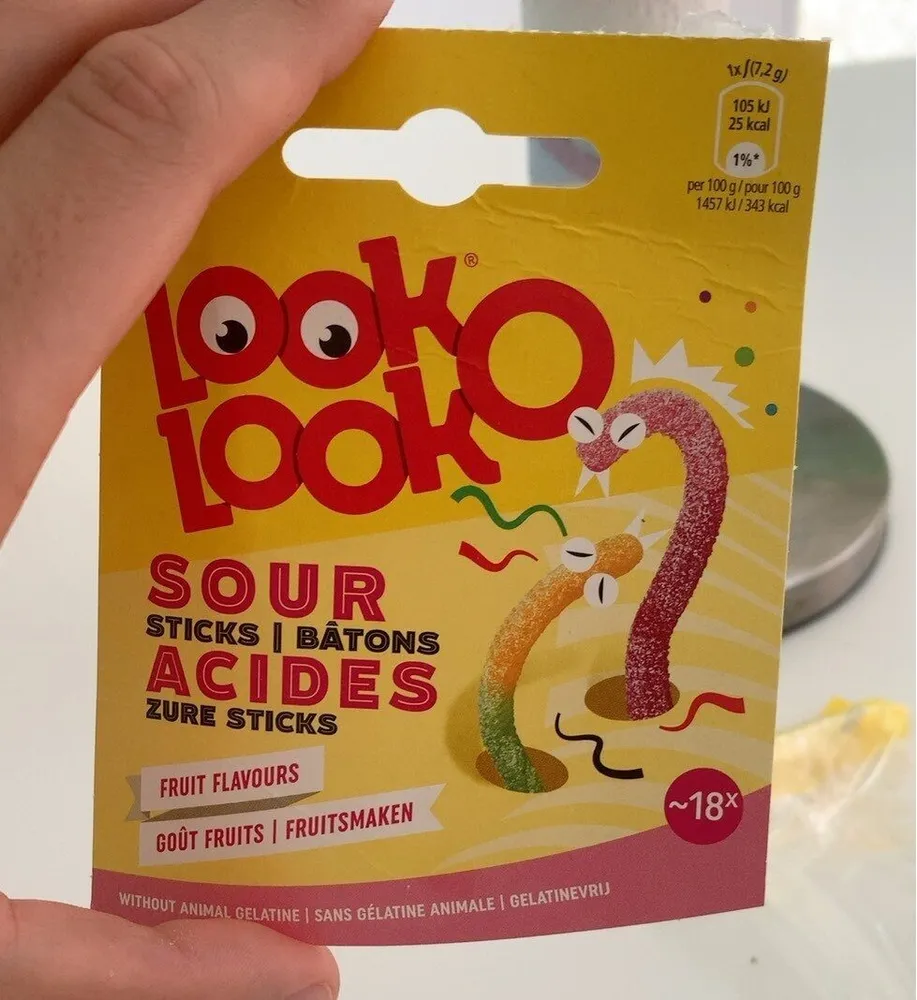 Sour sticks