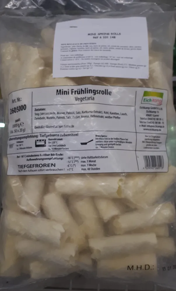 Mini spring rolls