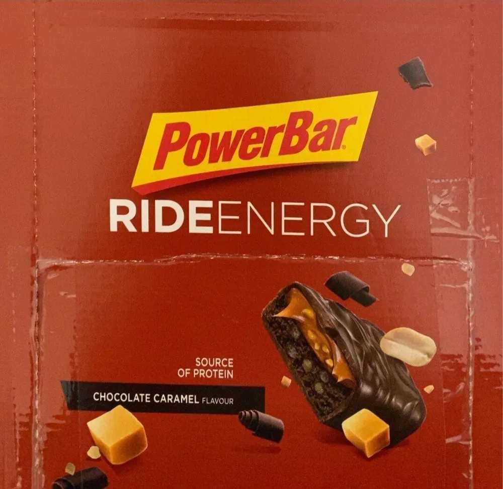 Power bar ride energy chocolat caramel