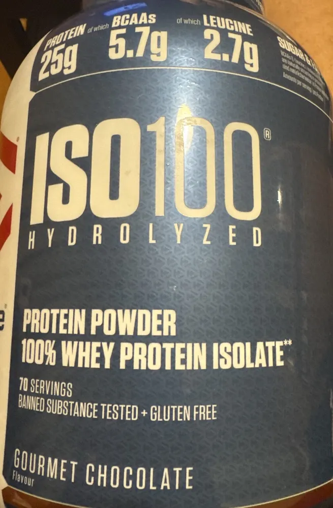 ISO100 HYDROLYZED PROTEIN POWDER 100% WHEY PROTEIN ISOLATE
