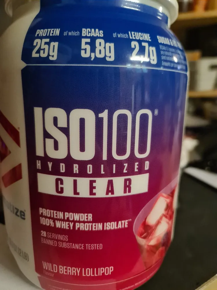 ISO100 Hydrolozed Clear Protein Wild Berry Lollipop