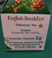 English Breakfast Schwarzer Tee