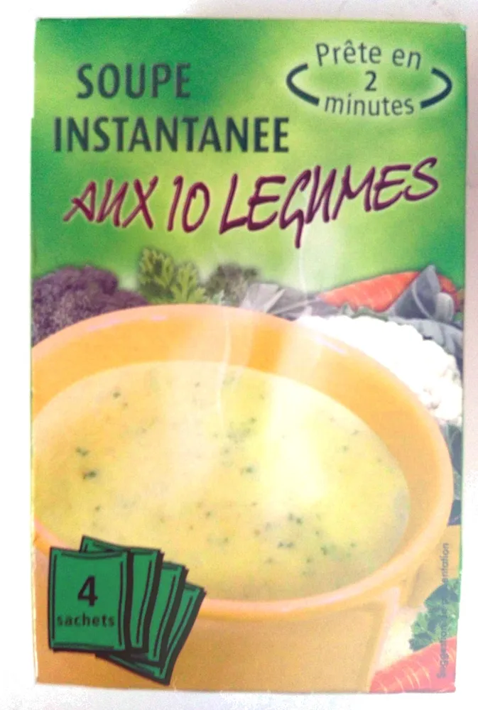 Soupe Instantanée aux 10 Légumes