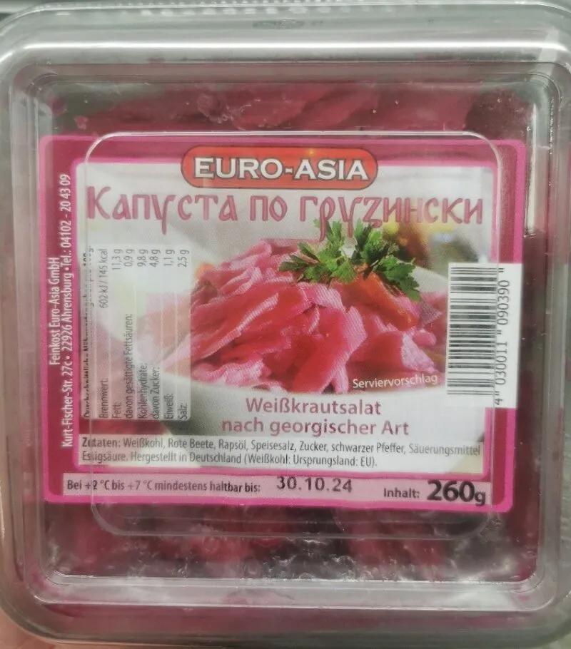 Weißkrautsalat nach georgischen Art