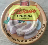 Dorschleber in eigenem Saft