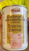 Geschmortes Schweinefleisch