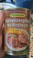 Buchweizengrütze mit Rindfleisch