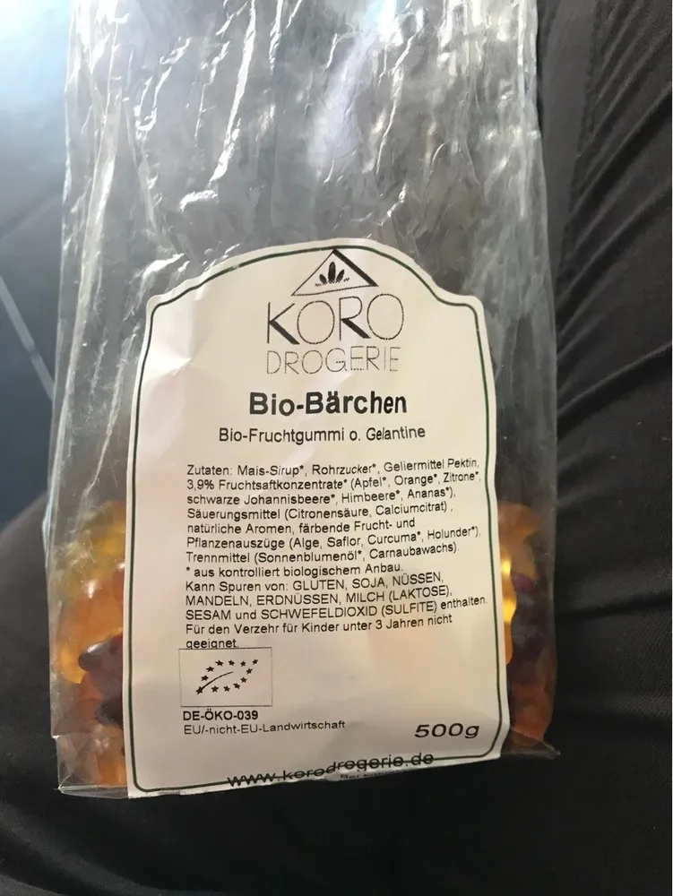 Bonbon bio Koro