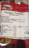 Chiemgauer Feuerbeißer Mini-Salami scharf