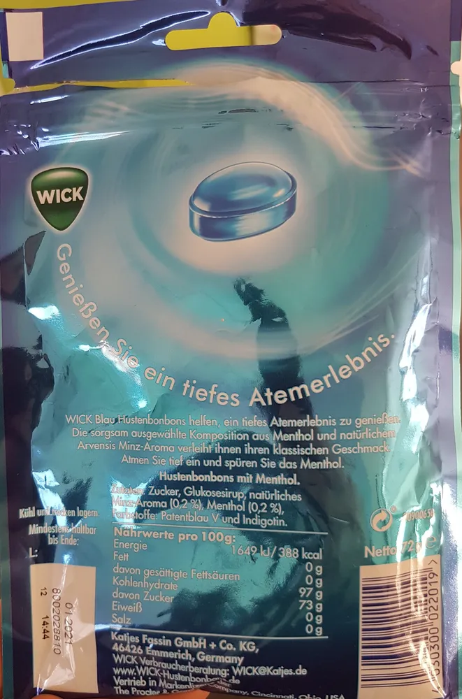 Wick Blau VapoPlus Menthol