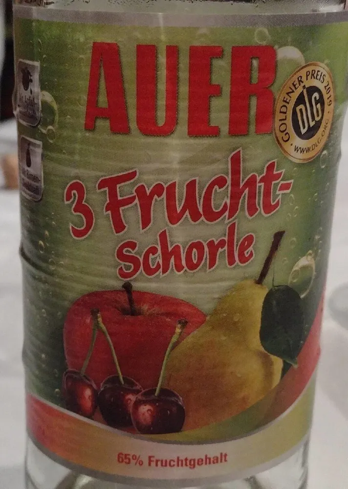 3 Fruchtschorle