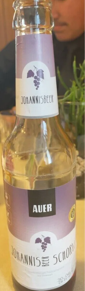 Johannesbeer Schorle