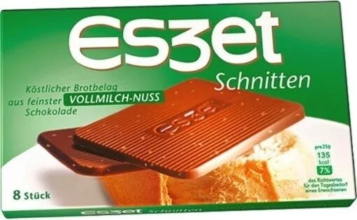 Eszet Schnitten Vollmilch-nuss