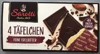 4 Täfelchen feine Edelbitter
