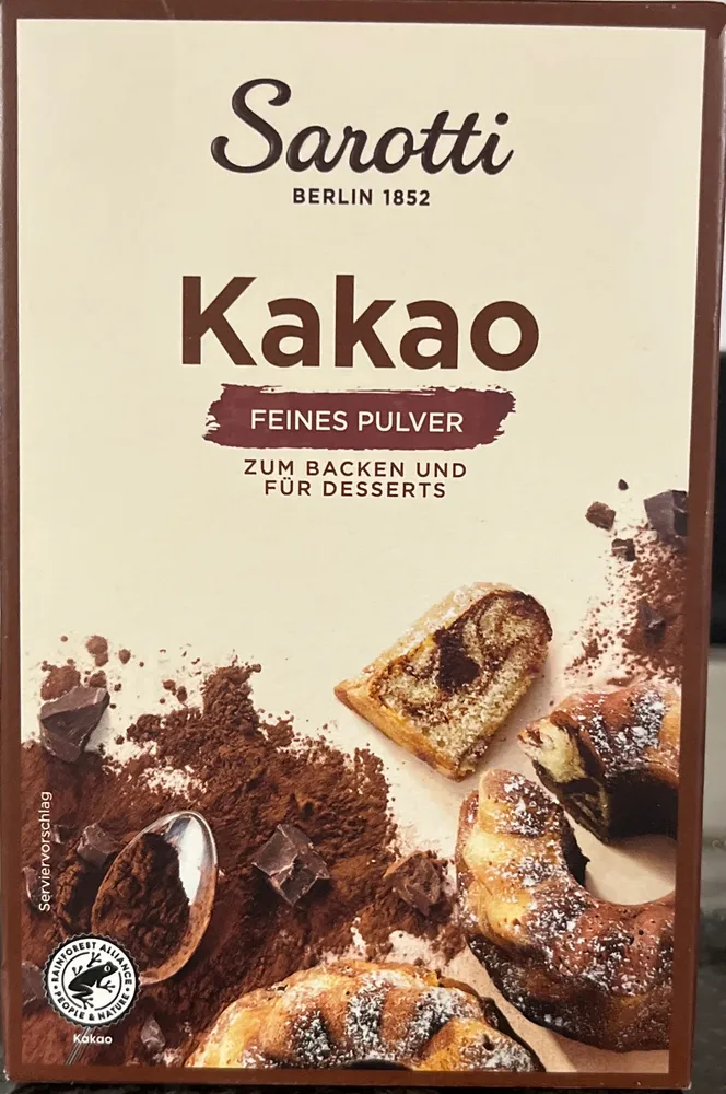 EDEKA Sarotti Kakaopulver 50g 1kg